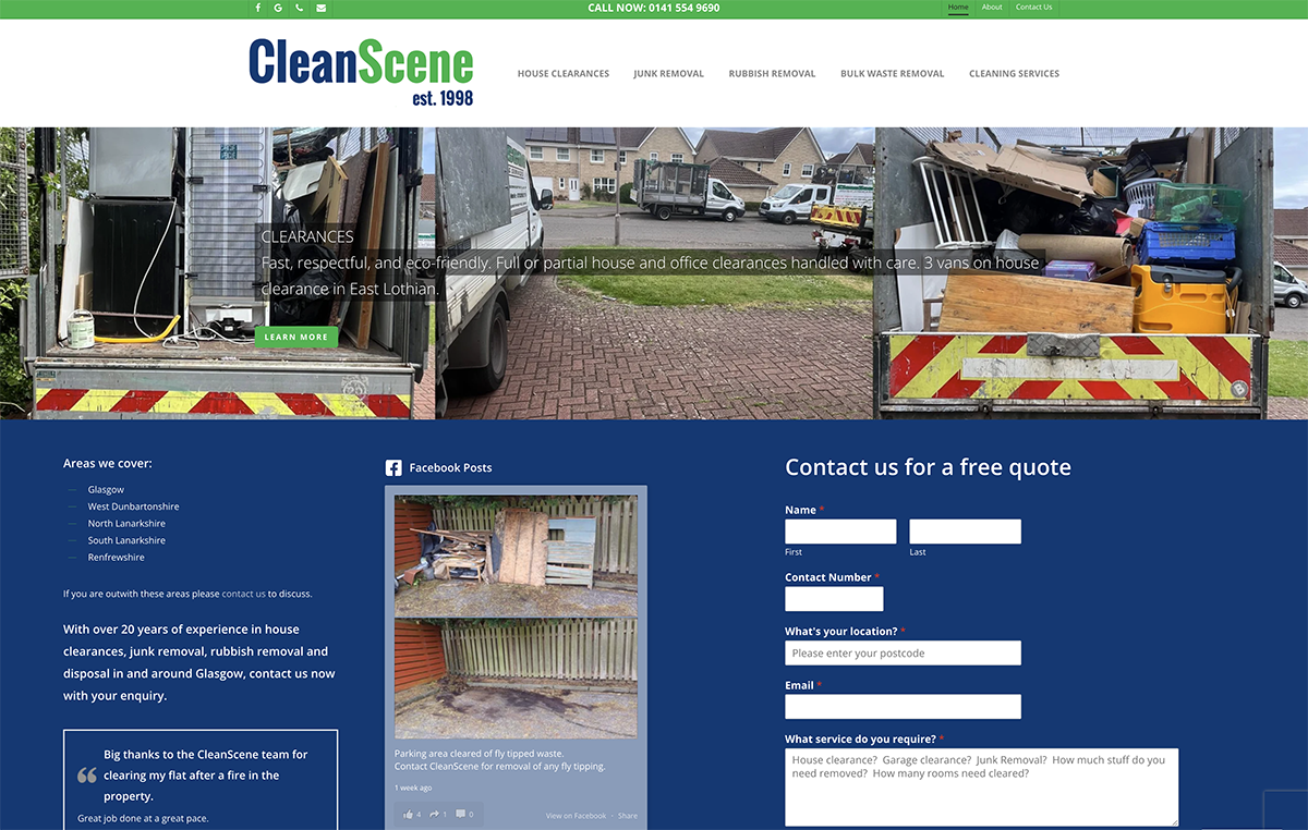 Cleanscene Services - desktop
