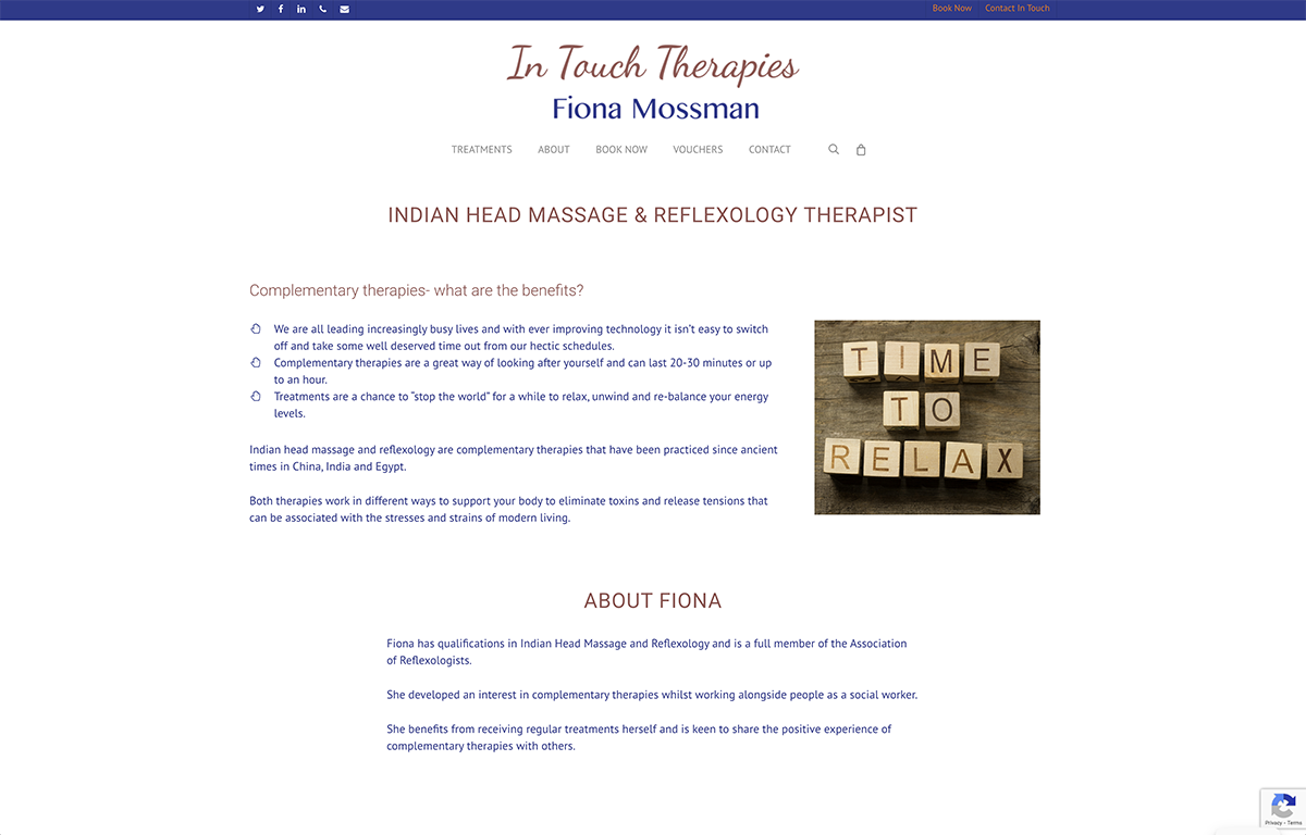 In Touch Therapies - desktop